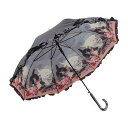 ユーパワー 名画フリルジャンプ傘(晴雨兼用) ヘンリエッテ ロナーニップ「キャット・フレンド」 AU-02611 （アンブレラ、長傘、日傘、紫外線予防、UV対策）