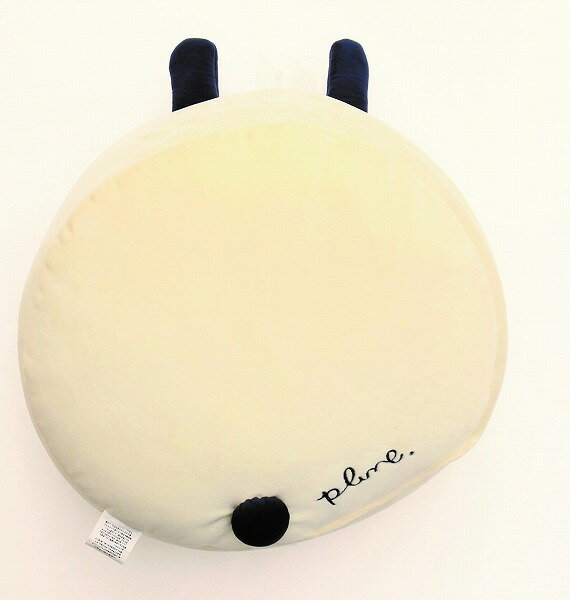 【もふもふ】クッション 丸 カラフルうさぎ うさぎ Plune .38cm円形×厚み16cm　ラ...