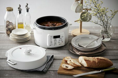 【アイリスオーヤマ】電気圧力鍋 4.0L　　PC-MA4-W　ホワイト （516393）【送料無料】(家電、調理器具、鍋、なべ、キッチン用品、圧力鍋)