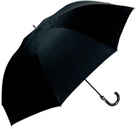 ビックサイズ75cm紳士傘ポンジー無地（3298） （紳士傘、雨傘、アンブレラ、長傘） 2