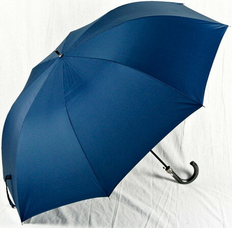 ビックサイズ75cm紳士傘ポンジー無地（3298） （紳士傘、雨傘、アンブレラ、長傘） 3