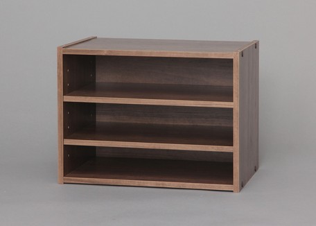 （納期1か月以上）【アイリスオーヤマ】【スタックボックス】スタックボックス　棚付き　STB-400T　ブラウン（227745） 【送料無料】（洋服ケース、チェスト、収納ボックス、インテリア雑貨、おもちゃ箱）