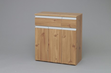 61 cm-100 cm - 【アイリスオーヤマ】【キッチン家具】ペールカウンター　PKT-8670　ナチュラル（251106） 【送料無料】（ゴミ分別ボックス、ダストボックス、ゴミ箱、ごみ箱、キッチン雑貨）