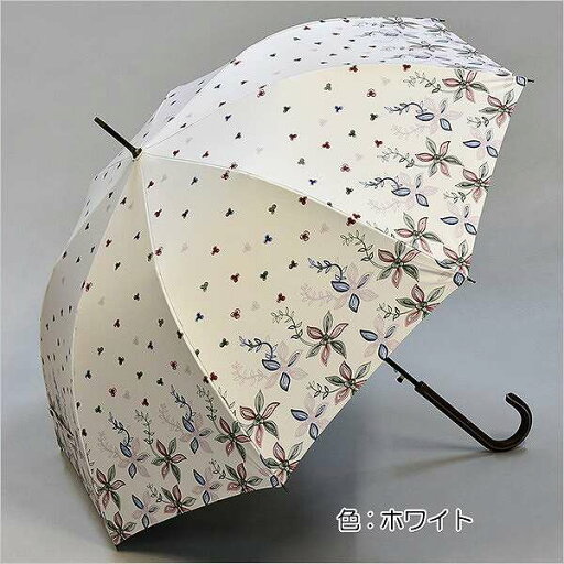 【晴雨兼用傘】58ジャンプ傘 ファンシーフラワー駒取り ブラックコーティング加工 UVカット 遮光遮熱(210 J)【送料無料】(婦人傘、雨傘、アンブレラ、長傘、晴雨兼用傘、日傘、UV対策、紫外線対策) 【晴雨兼用傘】58ジャンプ傘 ファンシーフラワー駒取り ブラックコーティング加工 UVカット 遮光遮熱(210 J)【送料無料】(婦人傘、雨傘、アンブレラ、長傘、晴雨兼用傘、日傘、UV対策、紫外線対策)