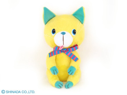 樂天商城 - 【PLUSmm】メニー＆キッシュ　メニー　イエロー（MAKM-0120Y） 【送料無料】（ネコ、ねこ、猫、ぬいぐるみ、人形、玩具、おもちゃ、キャラクターグッズ、プレゼントに最適）