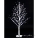 120cm LEDホワイトバーチツリー(M)TG5-6413M【送料無料】(クリスマスツリー、オーナメント、デコレーション、イルミネーション)