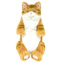 ひざねこ すやすや チャシロ(P-8232-1) 【送料無料】(ねこ、ネコ、ぬいぐるみ、熊、人形、玩具、おもちゃ、キャラクターグッズ、プレゼントに最適)