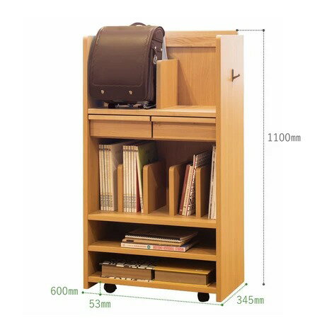天然木素材の学校用品ひとまとめラック＜ランドセルラック　トライ-A/kiduku＞（91...