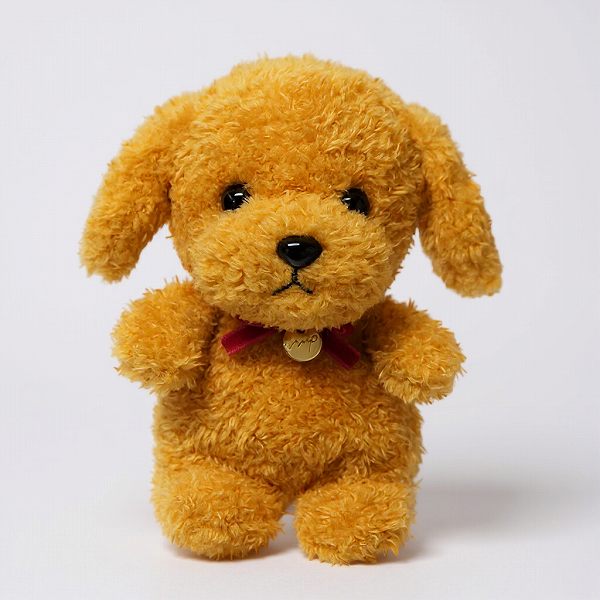 Rakuten - 【PLUStt】my pon pon(マイポンポン)【ぬいぐるみ】トイプードル　ベージュ／手乗りサイズ ふわふわ （SO-1501）【送料無料】（犬、いぬ、イヌ、ぬいぐるみ、人形、玩具、おもちゃ、キャラクターグッズ、プレゼントに最適）