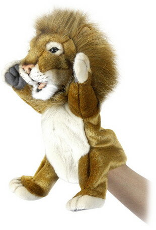 【CANAtt】HANSA正規品 ハンドパペット ライオン 4041【送料無料】（人形、玩具、おもちゃ、ぬいぐるみ、キャラクターグッズ、プレゼントに最適）