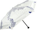 【PLUSttxx】（カラー：オフ白）【UVカット率99%　UPF50+】晴雨兼用折りたたみ　Cat & Bird　50cmミニ （6548）（裏シルバー） 【送料無料】 （アンブレラ、雨傘、日傘、晴雨兼用傘、UV対策、紫外線対策、折りたたみ傘、折り畳み傘、折傘）