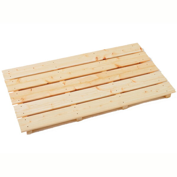 桧スノコ節付　5枚打 85×46．5×3．7cm 【送料無料】 （スノコ、すのこ、収納用品）