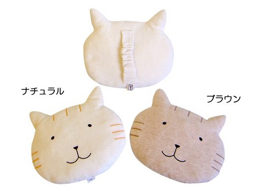 【オーガニックコットン】オーガニックにゃんこだっこ枕＜ベビー・キッズ＞Y-1291（ベビー用品、枕、ま..