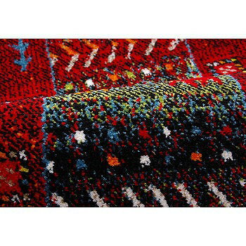 玄関マット ウィルトン織り 約60×90cm レッド 2048969 【送料無料】(ラグ、玄関マット、カーペット、エントランスマット) [2]