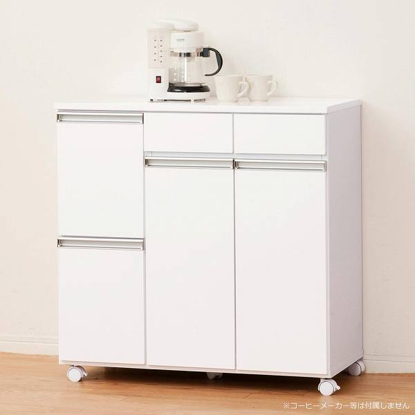 Sink Side Racks - ダイニングダストボックス 4D ホワイト 23713 【送料無料】（ゴミ分別ボックス、ダストボックス、ゴミ箱、ごみ箱、キッチン雑貨）