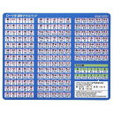 ローマ字変換マウスパッド 中型サイズ ブルー MPD-OP17RL8BL 【送料無料】(パソコンアクセサリー、PC備品)