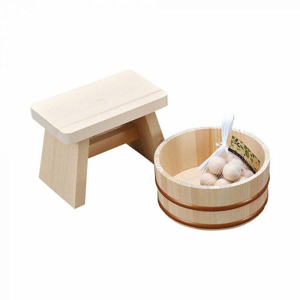 ヤマコー お風呂小町 宴セット (化粧箱入) 85947 【送料無料】（風呂椅子、イス、バスチェアー、シャワーベンチ）