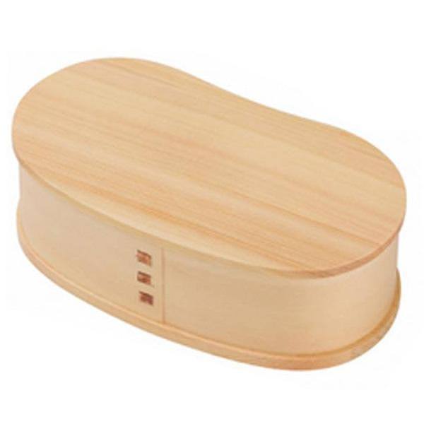 若兆わっぱ豆型一段弁当箱 NA 中 FH23W 【送料無料】 （お弁当箱,ランチボックス,ランチBOX、ピクニック）