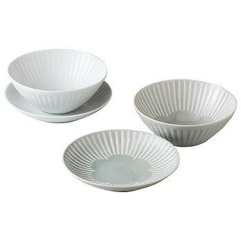 樂天商城 - 西海陶器 波佐見焼 花ふわり スープセット 19869 【送料無料】(キッチン用品、お皿、食器)