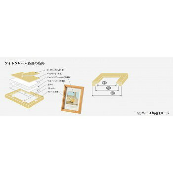 ラドンナ フォトフレーム 写真たて BJ12-L-WH ホワイト【送料無料】(フォトフレーム、写真立て、インテリア雑貨) [2]