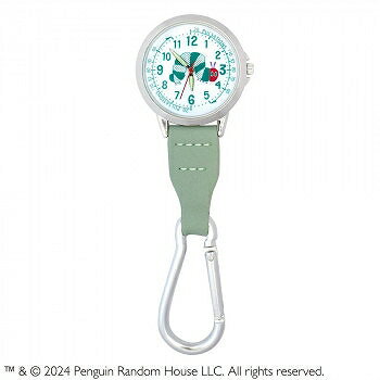 エリックカール カラビナ付きウォッチ セージグリーン ST-TSEC0002 【送料無料】