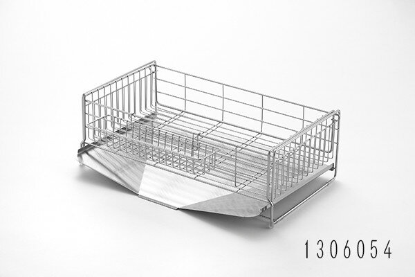 【日本製】シンクサイド幅の広がる水切り深型 奥行47 （1306054） 【送料無料】(水切りバスケット、キ..