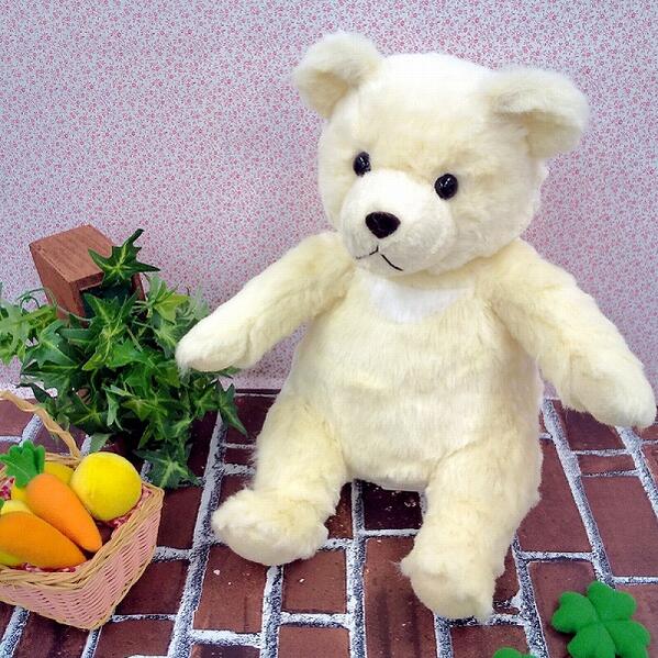 Bear - 【PLUSmm】【スターチャイルド　正規品】　ぬいぐるみ　仔グマのアルカス（M）アイボリー 【送料無料】（くま、クマ、人形、玩具、おもちゃ、ぬいぐるみ、キャラクターグッズ、プレゼントに最適）