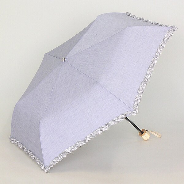 Rakuten - 【晴雨兼用傘】50cm簡単開閉ミニ傘　先染ストライプ　T/C生地（614 F） 【送料無料】（アンブレラ、雨具、折畳傘、折畳み傘、折りたたみ傘、晴雨兼用傘、日傘）