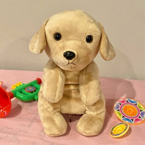 【テイクオフ】レトリバー ハンドパペット ぬいぐるみ ファーム【送料無料】（イヌ、いぬ、犬、人形、玩具、おもちゃ、ぬいぐるみ、キャラクターグッズ、プレゼントに最適）