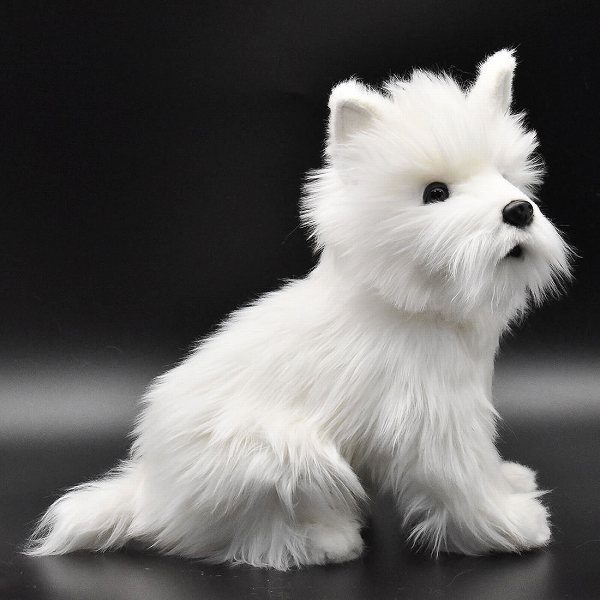 セレクトプラスのHANSA正規品　ウエストハイランドテリア 4127【送料無料】（イヌ、いぬ、犬、ドッグ、人形、置物、オブジェ、ぬいぐるみ、キャラクターグッズ）｜アングル2