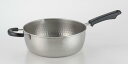 【日本製】味壱(あじいち)ステンレス雪平鍋 24cm(取っ手付き)(SJ3415)【送料無料】(調理器具、片手鍋、キッチン)