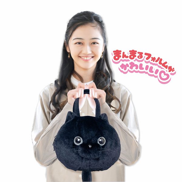 まあるいふわ猫バッグ （858785）【送料無料】(ねこ、ネコ、トートバッグ、ポーチ、ポシェット、カバン、かばん、ぬいぐるみ） 3