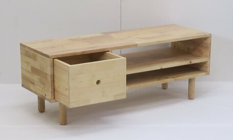 天然木をふんだんに使ったナチュラルシリーズ ＜組立家具/NATURAL SIGNATURE＞114TVボード（910216876） 【送料無料】（ローボード、キャビネット、TV台、テレビ台、AVボード、テレビボード）