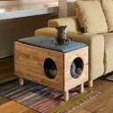 天然木をふんだんに使ったナチュラルシリーズ ◆組立家具/NATURAL SIGNATUREキャットハウス(910218207)【送料無料】(キャットハウス、ペッ...