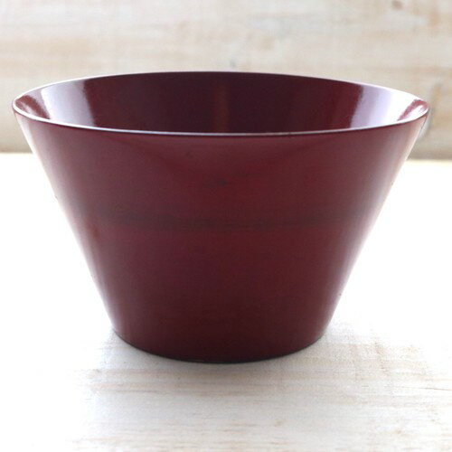 樂天商城 - 《5個セット》料理や様々なシーンで使い分けしたくなる【多目的に仕様】wooden/ウッドボール中　根来赤　1セット/5点 （WK-2NE） 【送料無料】（キッチン、食器、飯碗、木製、椀、丼、贈答）