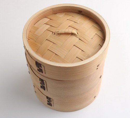 蒸し物専用器【手造り】中華二段せいろ　15cm　1セット/1点 （SER-2） 【送料無料】(セイロ、調理器具..