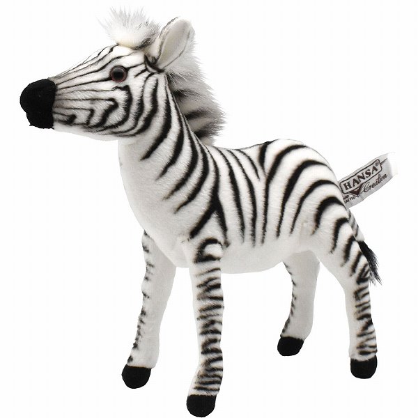 HANSA正規品　シマウマ 2348 【送料無料】（人形、置物、オブジェ、ぬいぐるみ、キャラクターグッズ）