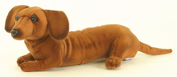 Dog - HANSA正規品　ミニチュアダックスフンド 4002【送料無料】（イヌ、いぬ、犬、ドッグ、人形、置物、オブジェ、ぬいぐるみ、キャラクターグッズ）