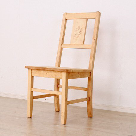 ≪2脚セット≫チェア 木製 完成品 カントリー調 ファーマー(35002) 【送料無料】(ダイニングチェアー、チェアー、椅子、イス、キッチン)