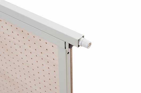 連結間仕切りパーテーション　パンチング有孔ボードタイプ　本体　幅65【送料無料】（スクリーン、衝立、パーティション、間仕切り）