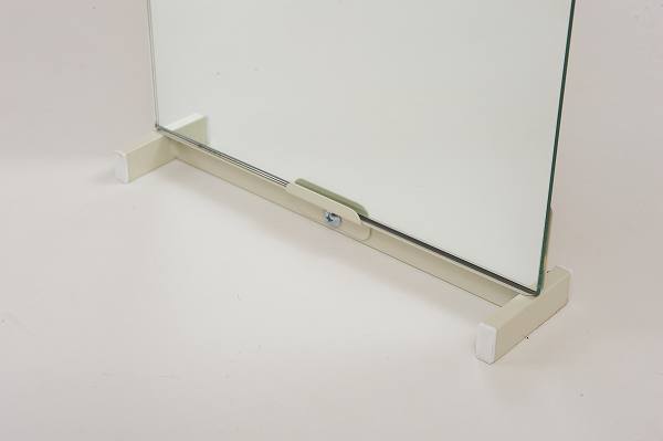 突っ張り壁面ミラー　　幅30cm　ホワイト色【送料無料】（全身鏡、スタンドミラー）（楽天ランキング受賞・スタンドミラー 金属製フレーム 7位、2017/8/8集計日、8/9更新日、デイリー）