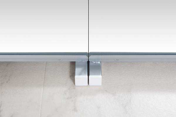 突っ張り壁面ミラー  幅40cm シルバー色 【送料無料】(全身鏡、スタンドミラー)(楽天ランキング受賞・スタンドミラー 金属製フレーム 4位、2017/6/25集計日、6/26更新日、デイリー) [2]