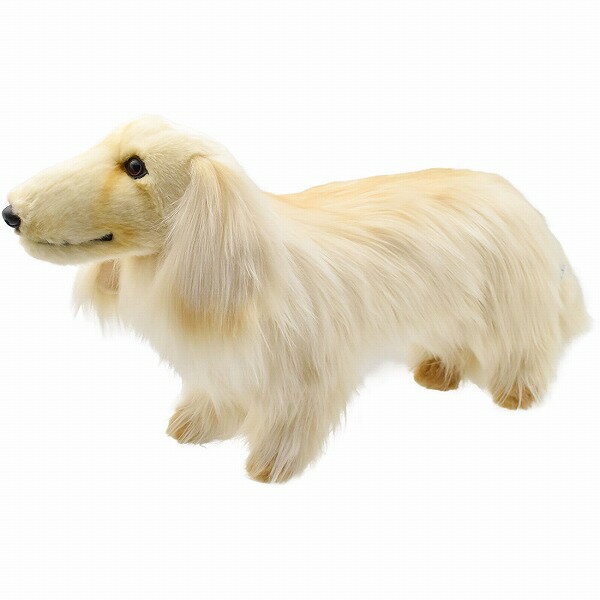 樂天商城 - HANSA正規品　ミニチュアダックスフンド ロングヘア イエロー 62 MINIATURE DACHSHUND【送料無料】（イヌ、いぬ、犬、ドッグ、人形、置物、オブジェ、ぬいぐるみ、キャラクターグッズ）