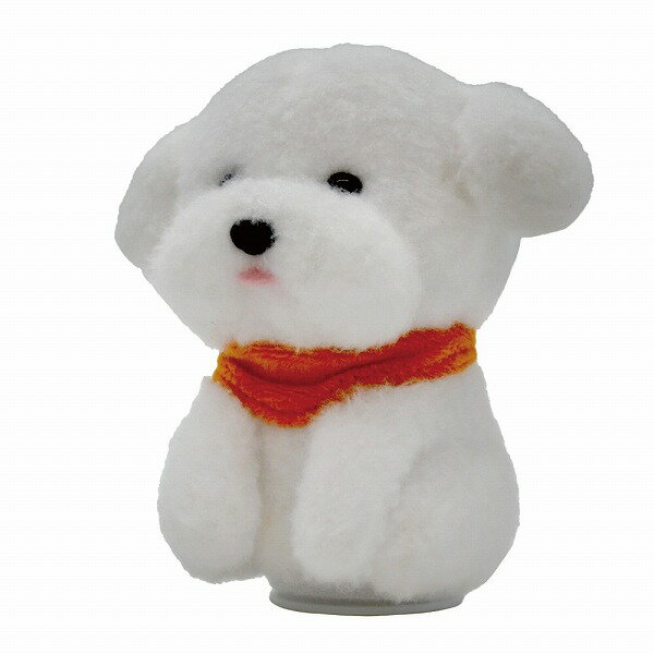 狗 - 【PLUStt】マネしておしゃべりミニぬいぐるみ　白いわんちゃん（0000011999）【送料無料】(イヌ、いぬ、犬、玩具、おもちゃ、ぬいぐるみ、キャラクター)