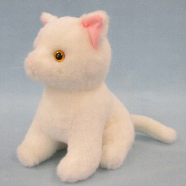 【PLUSmm】【スターチャイルド　正規品】オッドアイキャット　ホワイト【送料無料】（ネコ、ねこ、猫、キャット、人形、玩具、おもちゃ、ぬいぐるみ、キャラクターグッズ、プレゼントに最適） 2