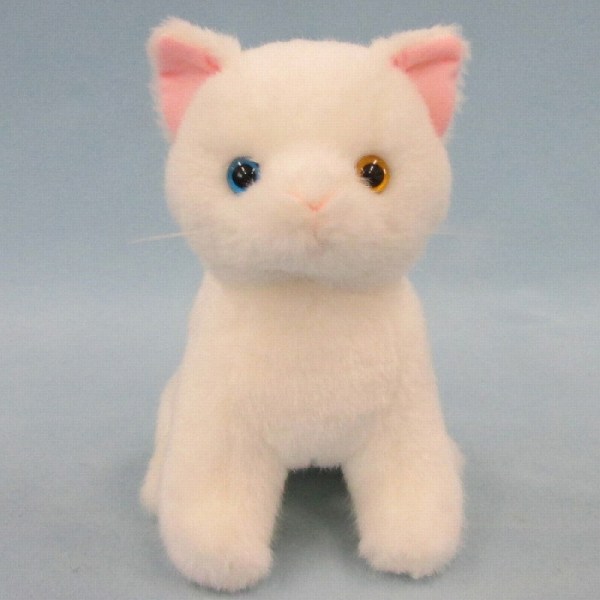 【PLUSmm】【スターチャイルド　正規品】オッドアイキャット　ホワイト【送料無料】（ネコ、ねこ、猫、キャット、人形、玩具、おもちゃ、ぬいぐるみ、キャラクターグッズ、プレゼントに最適） 3