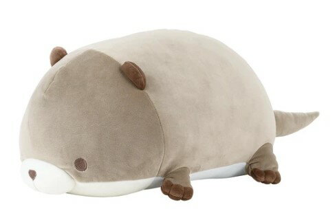 ■りぶはあと正規品 クール ボルスタークッション L ≪マシュマロアクアミエ≫ カワウソ（34207-32）【送料無料】(抱き枕,クッション.ぬいぐるみ.ディズニーキャラクター)