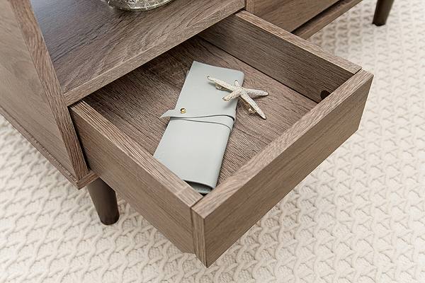 コスメテーブル RD-1125GY 【送料無料】  (ドレッサー、ミラー、鏡台、化粧箱、メイクボックス、コスメボックス) [2]