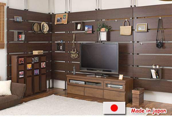 (納期10日前後出荷)突っ張りウォールパーテーション 幅45cm ホワイト/ナチュラル/ダークブラウン nj-0135【送料無料】(スクリーン、衝立、パーティション、間仕切り)