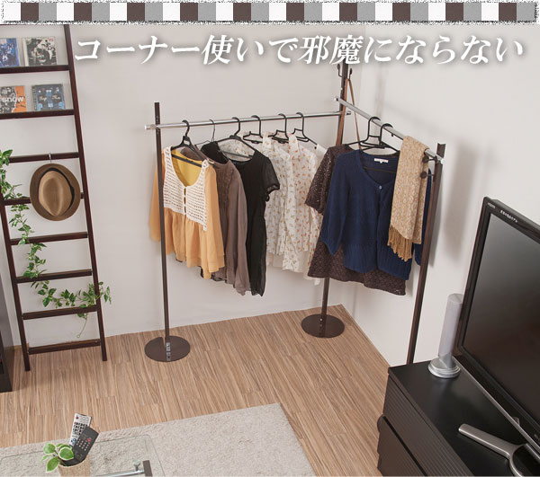 新室内物干し兼用ハンガー ポールハンガー可変式...の紹介画像2